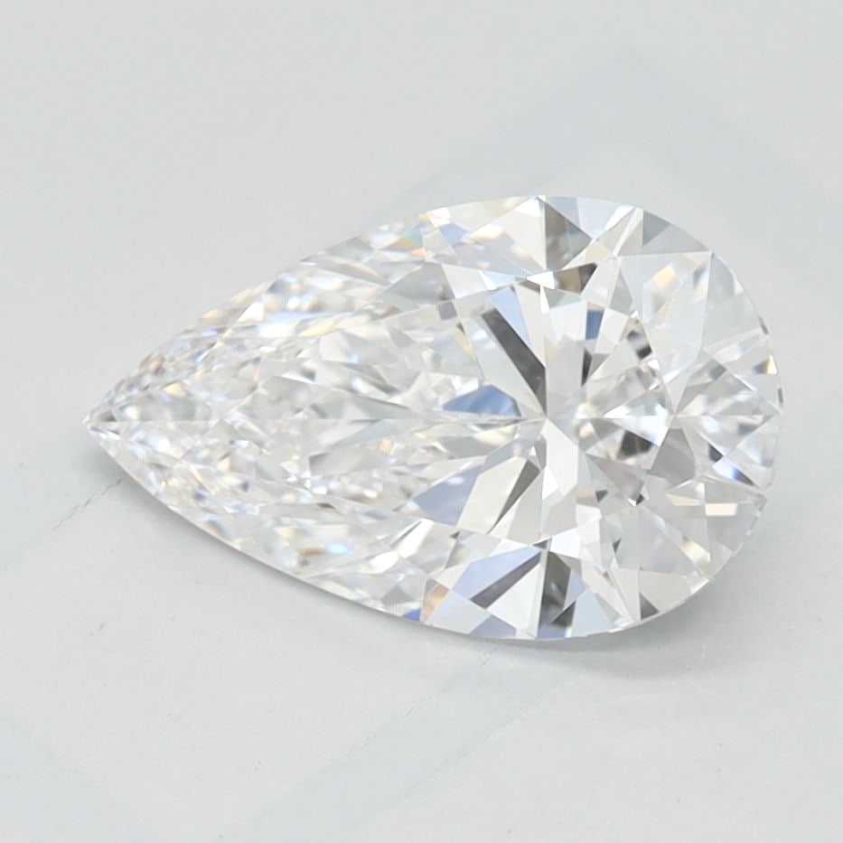 Loose Lab Diamond - IGI Pear 1.08ct D VVS1: Loose Lab Diamond - IGI Pear 1.08ct D VVS1 A stunning lab-grown diamond, certified by the International Gemological Institute (IGI), boasts exceptional clarity and color, with a D grade for its pure w