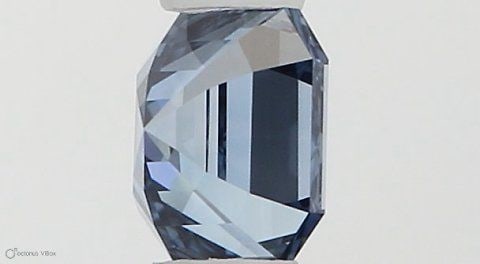 IGI Square Emerald 0.3ct Fancy Vivid Blue VVS1 Loose Lab Diamond: IGI Square Emerald 0.3ct Fancy Vivid Blue VVS1 Loose Lab Diamond A stunning Fancy Vivid Blue lab diamond, certified by the International Gemological Institute (IGI), boasts exceptional clarity and pol