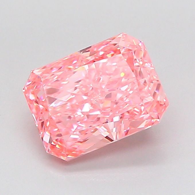 IGI Radiant 2.02ct Fancy Vivid Pink VVS2 Loose Lab Diamond: IGI Radiant 2.02ct Fancy Vivid Pink VVS2 Loose Lab Diamond Experience the rare beauty of a Fancy Vivid Pink diamond, one of the most coveted colors in the world of gemstones. This exquisite 2.02ct lab