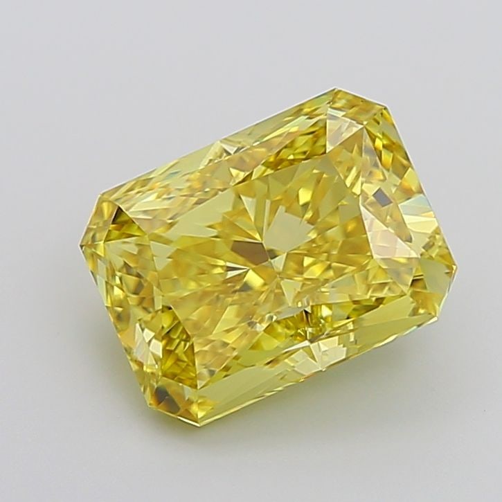 IGI Radiant 7.1ct Fancy Vivid Yellow VVS2 Loose Lab Diamond: IGI Radiant 7.1ct Fancy Vivid Yellow VVS2 Loose Lab Diamond Experience the brilliance of nature's own sunshine with this stunning 7.1ct Fancy Vivid Yellow VVS2 lab-grown diamond, boasting exceptional