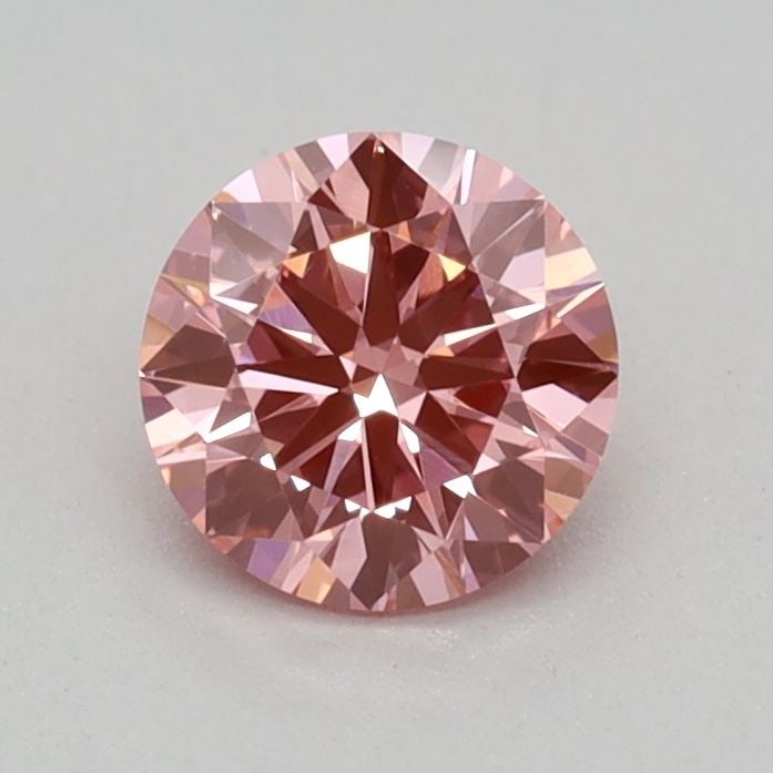 IGI Round 0.36ct Fancy Vivid Pink VVS2 Loose Lab Diamond: IGI Round 0.36ct Fancy Vivid Pink VVS2 Loose Lab Diamond Experience the beauty of a lab-grown diamond, certified by IGI as Fancy Vivid Pink, VVS2 in excellent condition. This stunning 0.36ct stone boa