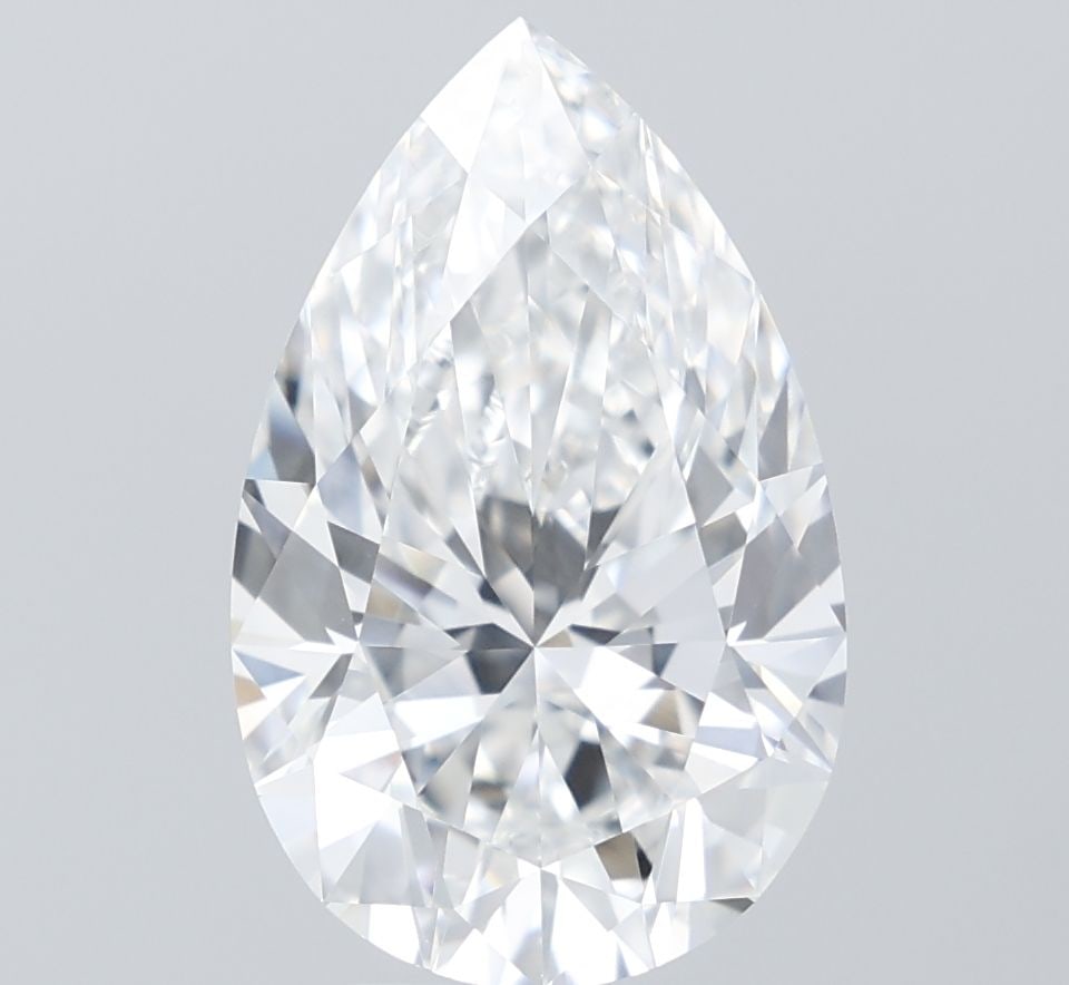 Loose Lab Diamond - IGI Pear 4.54ct D VVS2: Loose Lab Diamond - IGI Pear 4.54ct D VVS2 A stunning lab-grown diamond, certified by the International Gemological Institute (IGI), boasts exceptional clarity and color. This 4.54ct pear-shaped gemst