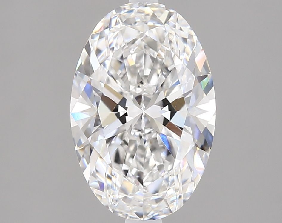 IGI Oval 2.01ct D VVS2 Loose Lab Diamond: IGI Oval 2.01ct D VVS2 Loose Lab Diamond A rare and exceptional oval-cut lab diamond, certified by the International Gemological Institute (IGI), boasts an impressive 2.01 carats of unparalleled brill
