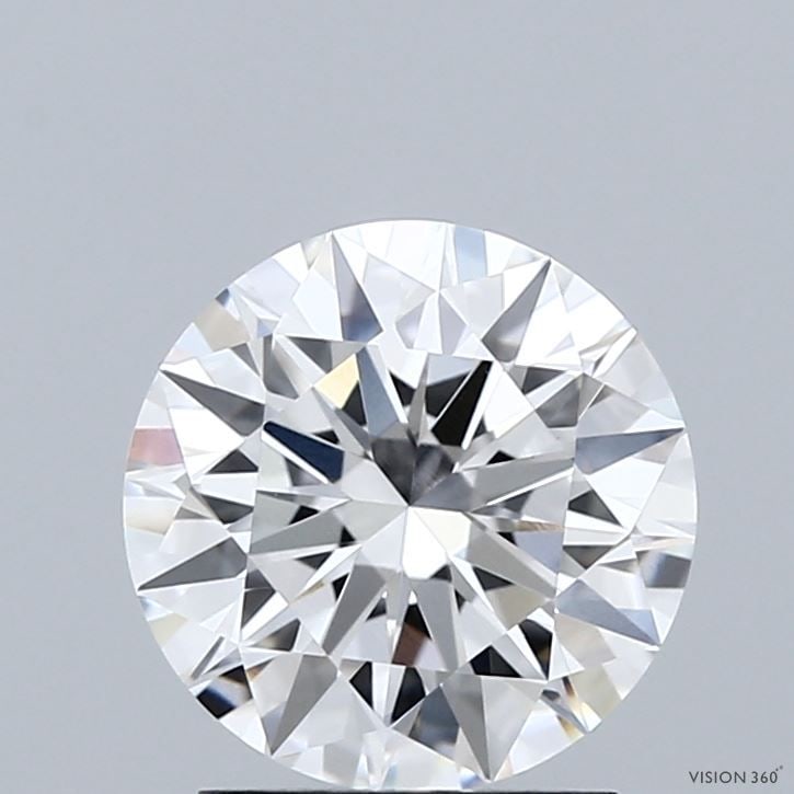 IGI Round 2.05ct D VVS2 Ideal Loose Lab Diamond: IGI Round 2.05ct D VVS2 Ideal Loose Lab Diamond A rare and exceptional laboratory-grown diamond, certified by the International Gemological Institute (IGI), boasts a stunning 2.05 carat round cut with