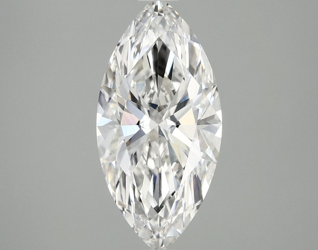 IGI Marquise 2.1ct F VVS2 Loose Lab Diamond: IGI Marquise 2.1ct F VVS2 Loose Lab Diamond A rare opportunity to own a truly unique gem, this 2.1ct IGI Marquise lab diamond boasts exceptional clarity and color, with a flawless VVS2 grade and vibra