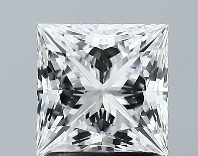 GIA Princess 1.63ct G VVS2 Loose Lab Diamond: GIA Princess 1.63ct G VVS2 Loose Lab Diamond A rare opportunity to own a truly unique gem, this GIA-certified Princess cut lab diamond boasts exceptional clarity and color, with a vibrant G hue and VV