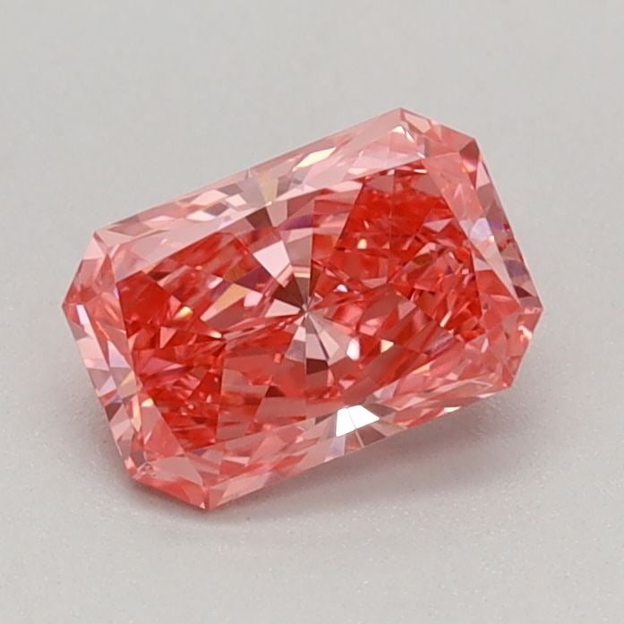 IGI Radiant 0.56ct Fancy Vivid Pink VVS2 Loose Lab Diamond: IGI Radiant 0.56ct Fancy Vivid Pink VVS2 Loose Lab Diamond Experience the beauty of nature in a lab-grown wonder, this 0.56ct Fancy Vivid Pink VVS2 loose diamond shines with exceptional clarity and co