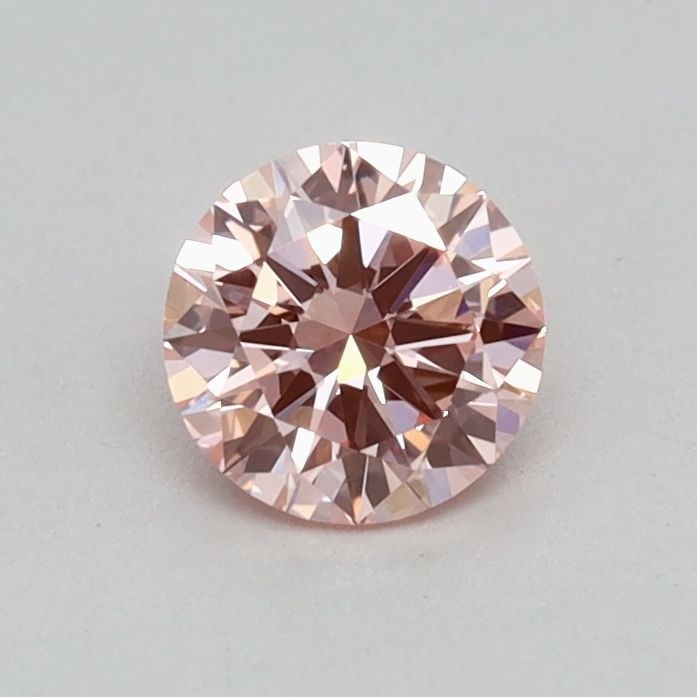 IGI Round 0.35ct Fancy Pink VVS2 Loose Lab Diamond: IGI Round 0.35ct Fancy Pink VVS2 Loose Lab Diamond Experience the rare beauty of a lab-grown Fancy Pink diamond, certified by the International Gemological Institute (IGI) as VVS2 clarity and EX polis