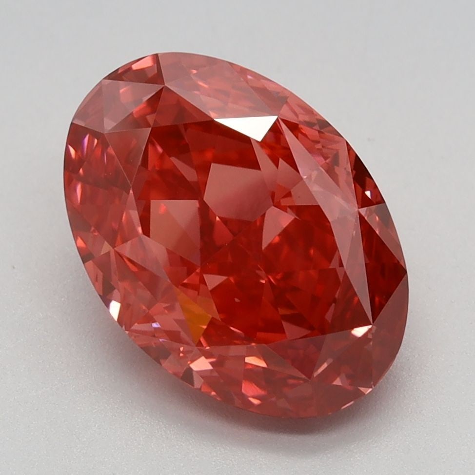 IGI Oval 3.12ct Fancy Vivid Pink VVS2 Loose Lab Diamond: IGI Oval 3.12ct Fancy Vivid Pink VVS2 Loose Lab Diamond Experience the rare beauty of a Fancy Vivid Pink diamond, one of the most coveted colors in the world of gemstones. This exquisite 3.12ct lab-gr