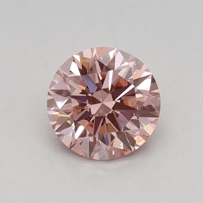 IGI Round 0.36ct Fancy Vivid Pink VVS2 Ideal Loose Lab Diamond: IGI Round 0.36ct Fancy Vivid Pink VVS2 Ideal Loose Lab Diamond Experience the beauty of nature with this stunning 0.36ct Fancy Vivid Pink VVS2 Ideal lab-grown diamond, certified by IGI and boasting ex