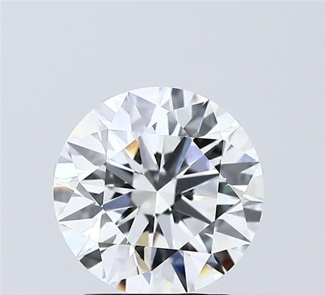 IGI Round 2.04ct E VVS2 Ideal Loose Lab Diamond: IGI Round 2.04ct E VVS2 Ideal Loose Lab Diamond Experience the brilliance of a lab-grown diamond, certified by IGI as 2.04 carats and boasting exceptional clarity (VVS2) with a color grade of E. This