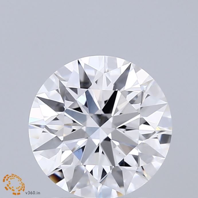 IGI Round 2.05ct D VVS2 Ideal Loose Lab Diamond: IGI Round 2.05ct D VVS2 Ideal Loose Lab Diamond Experience the brilliance of a lab-grown diamond, certified by IGI as a 2.05ct Round Ideal D VVS2 stone with exceptional cut, color, and clarity. This f
