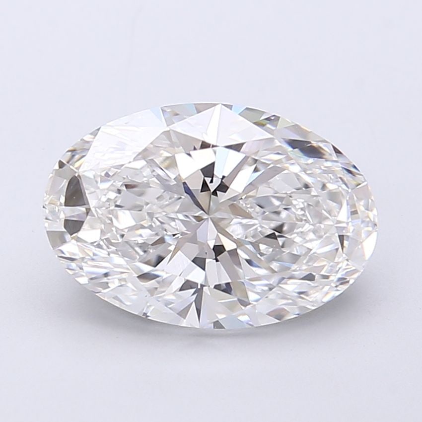 IGI Oval 3.03ct E IF Lab Diamond: IGI Oval 3.03ct E IF Lab Diamond Experience the beauty of a lab-grown diamond, certified by IGI as a high-quality E color, IF clarity stone with EX polish and symmetry. This 3.03ct oval-cut gem shines