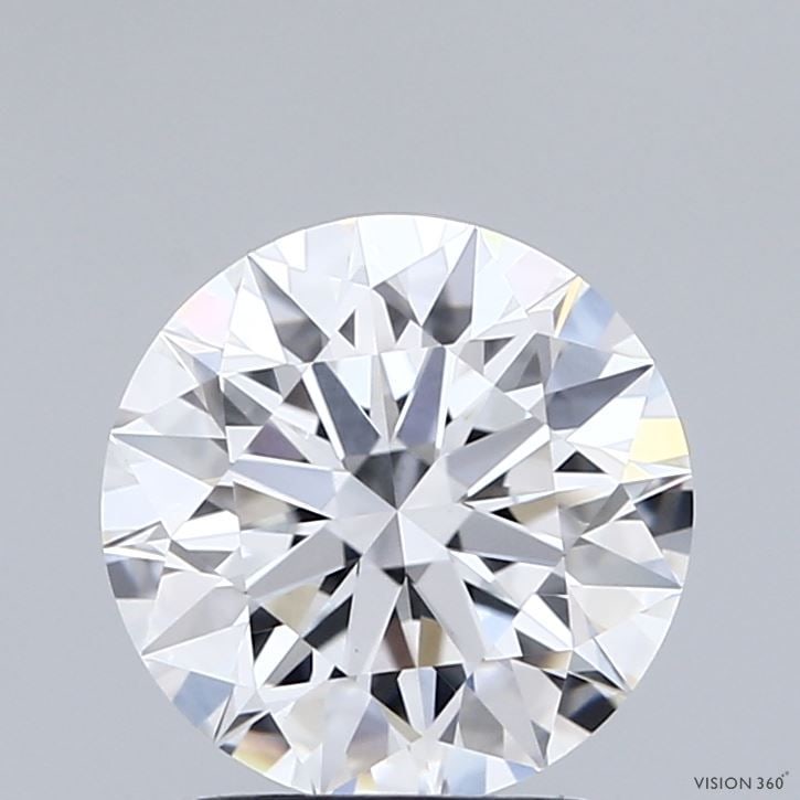 IGI Round 2.05ct D VVS2 Ideal Loose Lab Diamond: IGI Round 2.05ct D VVS2 Ideal Loose Lab Diamond Experience the brilliance of a lab-grown diamond, certified by IGI as a 2.05ct D VVS2 Ideal Round cut gemstone. This exceptional stone boasts an EX poli