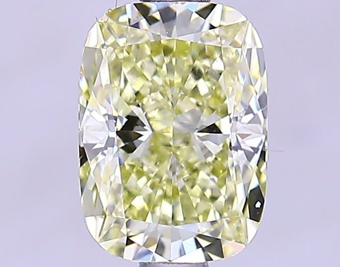 Loose Lab Diamond - IGI Cushion Brilliant 1.21ct Fancy Yellow VVS2: Loose Lab Diamond - IGI Cushion Brilliant 1.21ct Fancy Yellow VVS2 Experience the beauty of a genuine lab-grown diamond, certified by IGI as a Fancy Yellow VVS2 Cushion Brilliant with exceptional clar