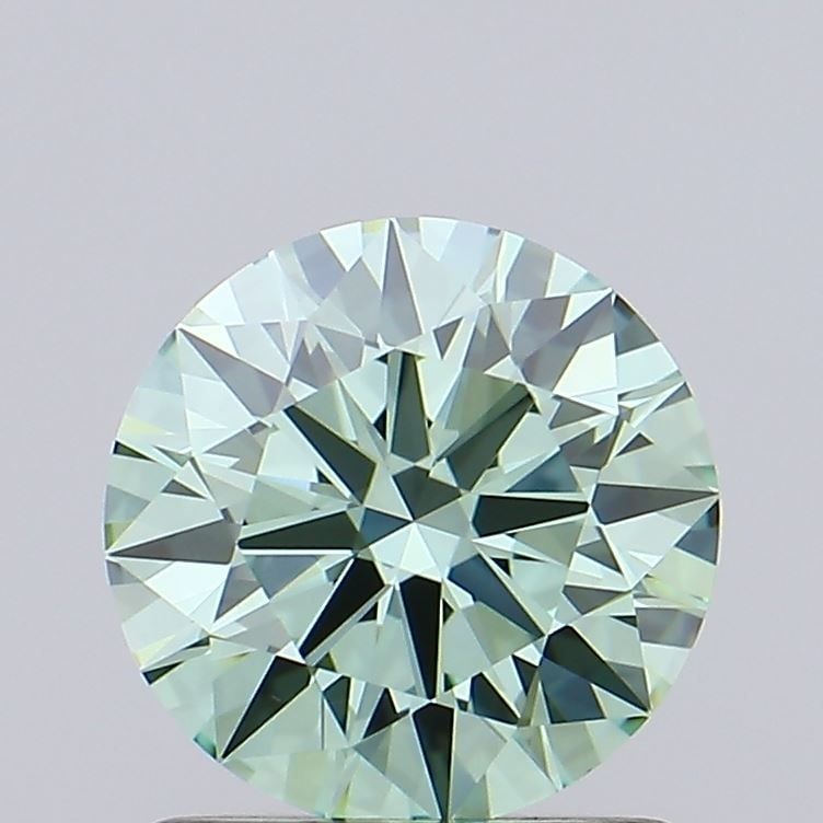 IGI Round 1.05ct Fancy Vivid Green VVS1 Ideal Loose Lab Diamond: IGI Round 1.05ct Fancy Vivid Green VVS1 Ideal Loose Lab Diamond Experience the breathtaking beauty of a lab-grown Fancy Vivid Green diamond, certified by IGI as VVS1 in clarity and EX in polish and sy