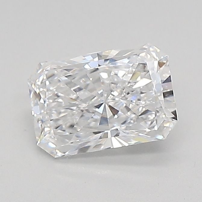IGI Radiant 0.85ct D VVS2 Loose Lab Diamond: IGI Radiant 0.85ct D VVS2 Loose Lab Diamond Experience the exceptional brilliance of this lab-grown IGI Radiant 0.85ct D VVS2 diamond, boasting an impressive color grade and flawless clarity. Its EX p