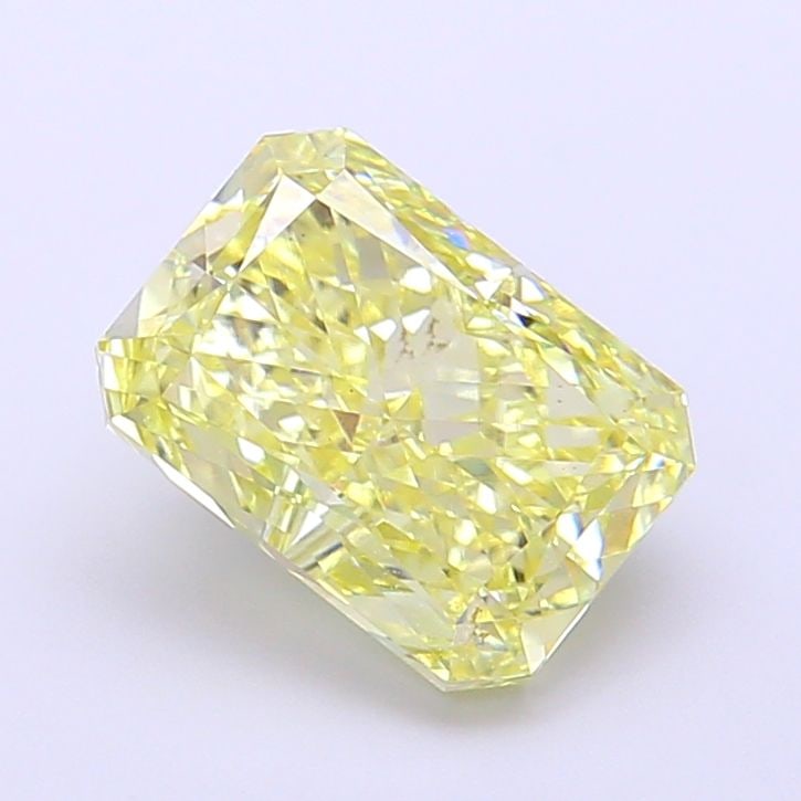 IGI Radiant 2.17ct Fancy Intense Yellow VVS2 Loose Lab Diamond: IGI Radiant 2.17ct Fancy Intense Yellow VVS2 Loose Lab Diamond Experience the vibrant beauty of nature in this stunning 2.17ct Fancy Intense Yellow VVS2 lab diamond, boasting an EX polish and symmetry