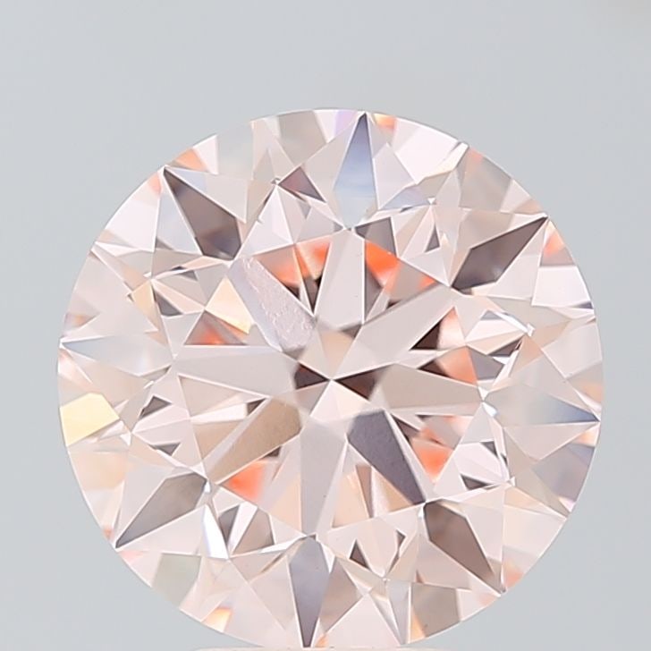 IGI Round 4.99ct Fancy Pink VVS2 Loose Lab Diamond: IGI Round 4.99ct Fancy Pink VVS2 Loose Lab Diamond Experience the rare beauty of a Fancy Pink diamond, one of the most coveted colors in the world of gemstones. This 4.99ct IGI-certified lab-grown dia