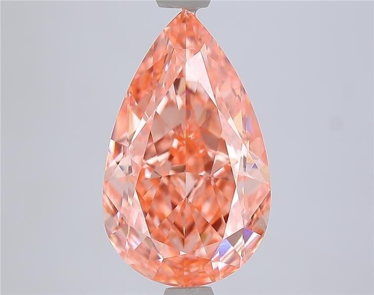 Loose Lab Diamond - IGI Pear 5.09ct Fancy Vivid Pink VVS2: Loose Lab Diamond - IGI Pear 5.09ct Fancy Vivid Pink VVS2 Experience the rare beauty of a Fancy Vivid Pink lab-grown diamond, certified by IGI as 5.09 carats of unparalleled luxury. This exquisite sto