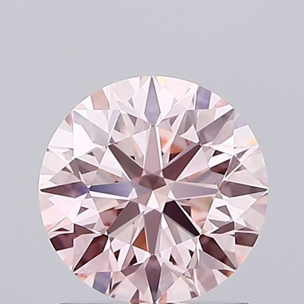 IGI Round 1.02ct Fancy Pink VVS2 Ideal Loose Lab Diamond: IGI Round 1.02ct Fancy Pink VVS2 Ideal Loose Lab Diamond A truly unique and breathtaking gem, this 1.02ct Fancy Pink VVS2 Ideal Loose Lab Diamond is a standout among its peers. With its exceptional cl