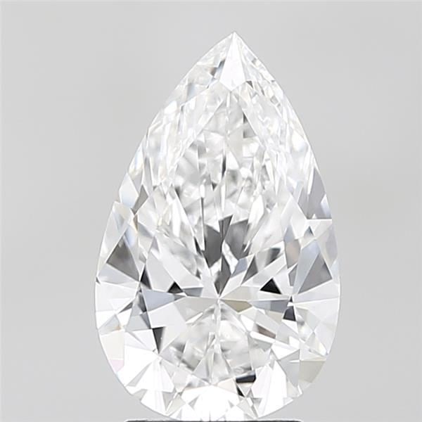 Loose Lab Diamond - IGI Pear 2.35ct D VVS2: Loose Lab Diamond - IGI Pear 2.35ct D VVS2 A stunning lab-grown diamond, certified by the International Gemological Institute (IGI), boasts exceptional clarity and color. With its pear shape and VVS2