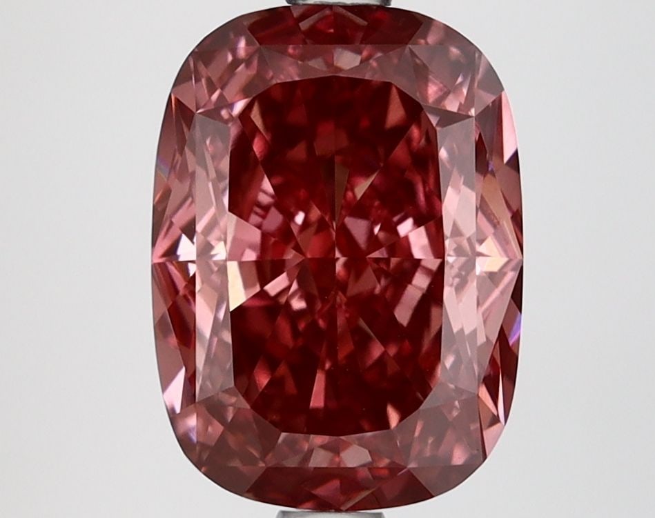 Loose Lab Diamond - IGI Cushion Modified 3.54ct Fancy Vivid Pink VVS1: Loose Lab Diamond - IGI Cushion Modified 3.54ct Fancy Vivid Pink VVS1 Experience the unparalleled beauty of a lab-grown diamond, certified by IGI as Fancy Vivid Pink with exceptional clarity and polis