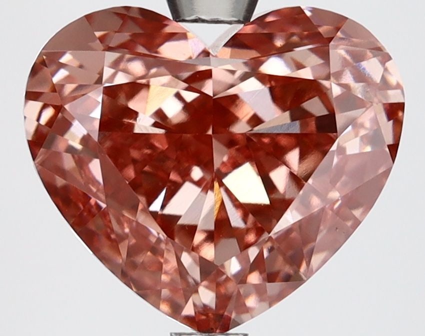 Loose Lab Diamond - IGI Heart 4.15ct Fancy Vivid Pink VVS2 (1 of 1)