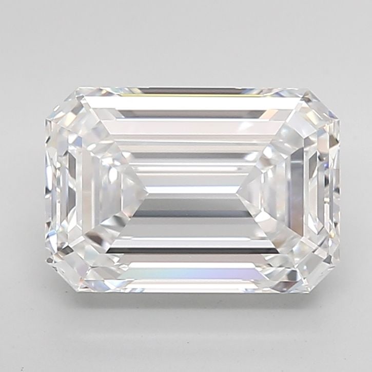 IGI Emerald 4.3ct D IF Loose Lab Diamond: IGI Emerald 4.3ct D IF Loose Lab Diamond Experience the exceptional beauty of a lab-grown emerald-cut diamond, boasting an impressive 4.3 carats in colorless D grade and flawless IF clarity. Its EX po