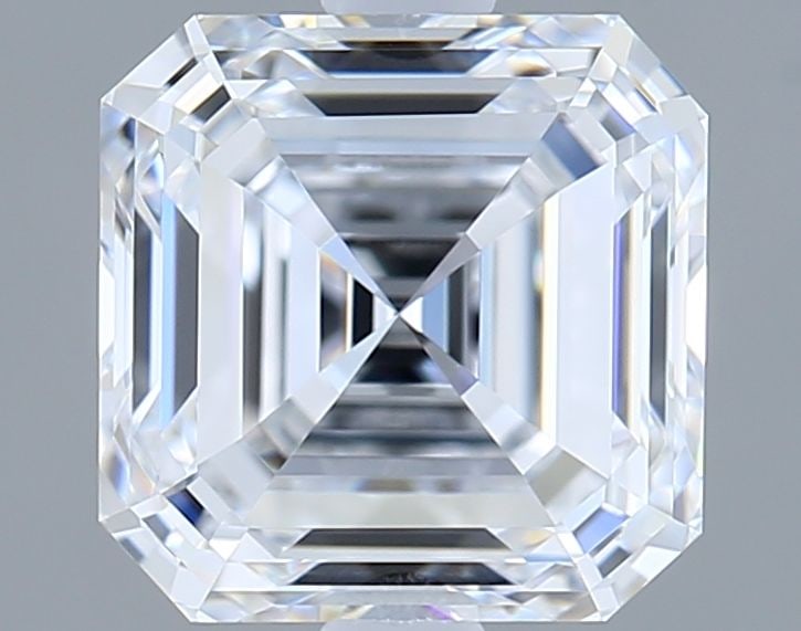 IGI Asscher 2.01ct E VVS1 Loose Lab Diamond: IGI Asscher 2.01ct E VVS1 Loose Lab Diamond Experience the exceptional quality of this 2.01ct IGI Asscher-cut lab-grown diamond, boasting an impressive E color and VVS1 clarity grade for unparalleled