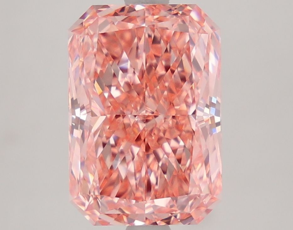 IGI Radiant 3.82ct Fancy Vivid Pink VVS2 Loose Lab Diamond (1 of 1)