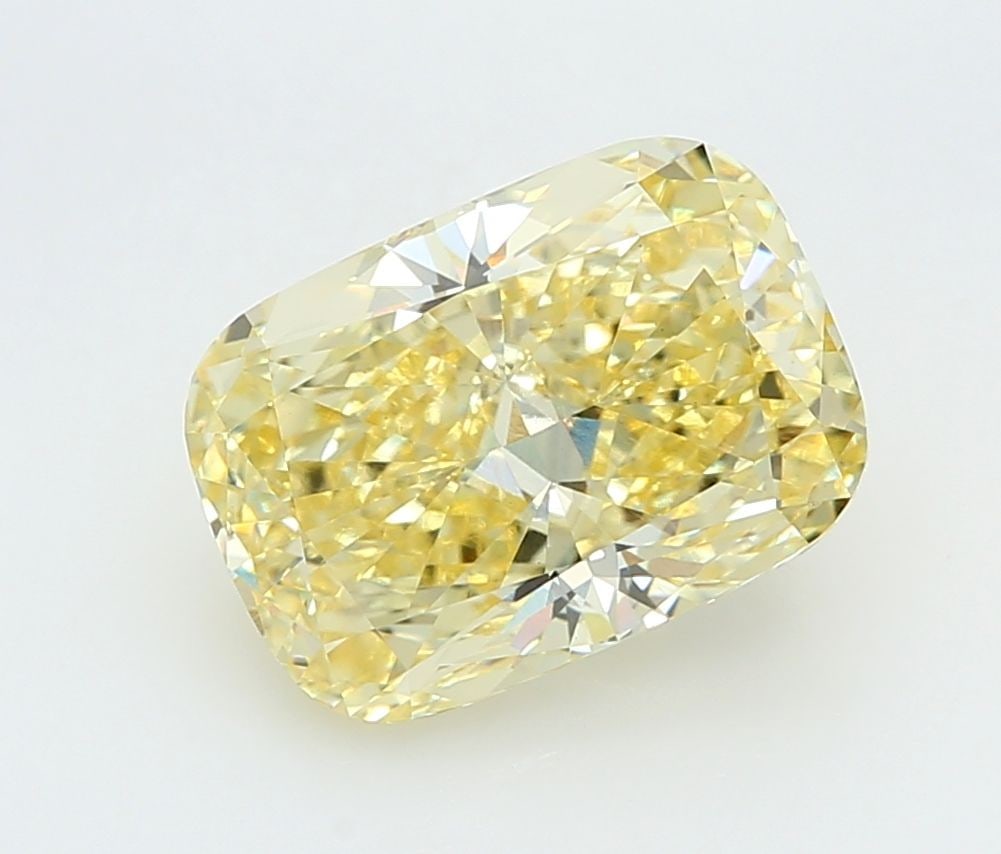 Loose Lab Diamond - IGI Cushion Modified 5.22ct Fancy Intense Yellow VVS2: Loose Lab Diamond - IGI Cushion Modified 5.22ct Fancy Intense Yellow VVS2 Exceptional Loose Lab Diamond Cushion Modified available for auction. Review complete item specifications below for detailed i