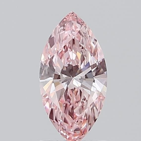 IGI Marquise 1.03ct Fancy Vivid Pink IF Loose Lab Diamond: IGI Marquise 1.03ct Fancy Vivid Pink IF Loose Lab Diamond Experience the rare beauty of a Fancy Vivid Pink IF lab diamond, boasting an exceptional 1.03ct cut with EX polish and symmetry. Grown in a st