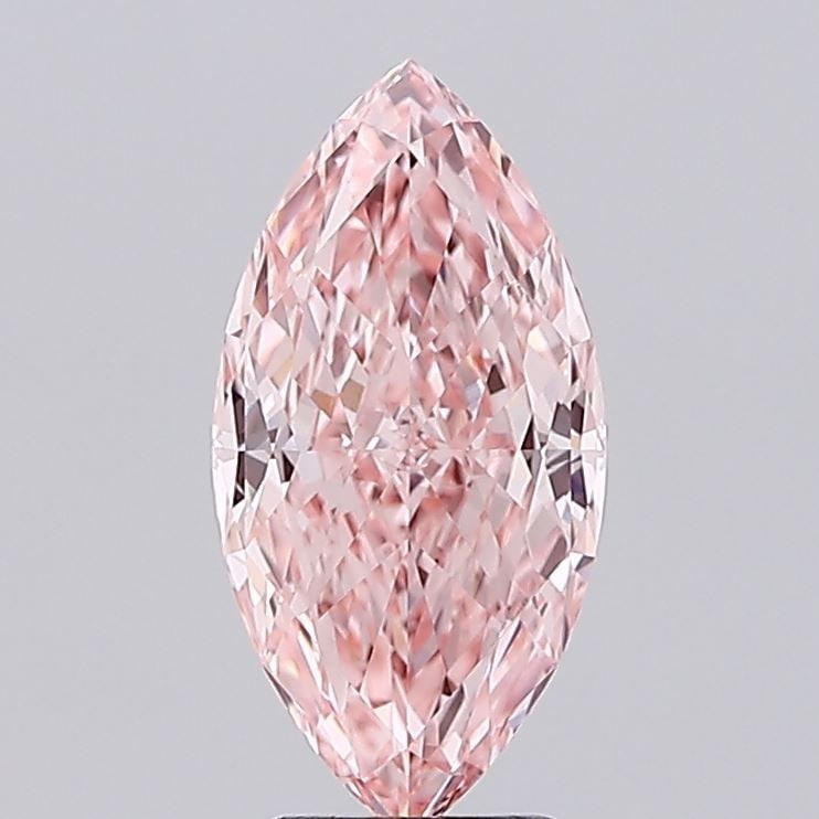 IGI Marquise 3.04ct Fancy Vivid Pink VVS2 Loose Lab Diamond: IGI Marquise 3.04ct Fancy Vivid Pink VVS2 Loose Lab Diamond Experience the rarity of a Fancy Vivid Pink diamond, one of the most coveted colors in the world of gemstones. This exquisite 3.04ct lab-gro