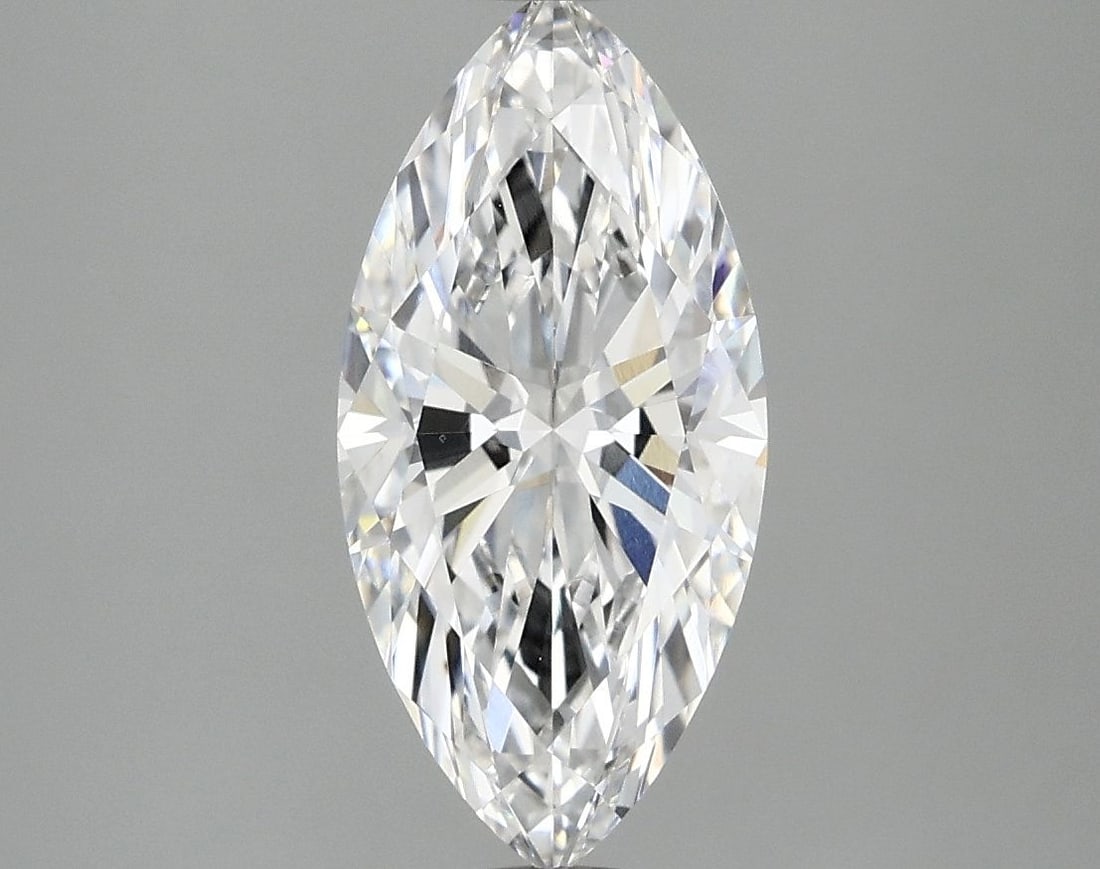 IGI Marquise 2.03ct E VVS2 Loose Lab Diamond: IGI Marquise 2.03ct E VVS2 Loose Lab Diamond A rare opportunity to own a truly unique gem, this 2.03ct IGI Marquise lab diamond boasts exceptional clarity with an E color and EX polish, making it a st