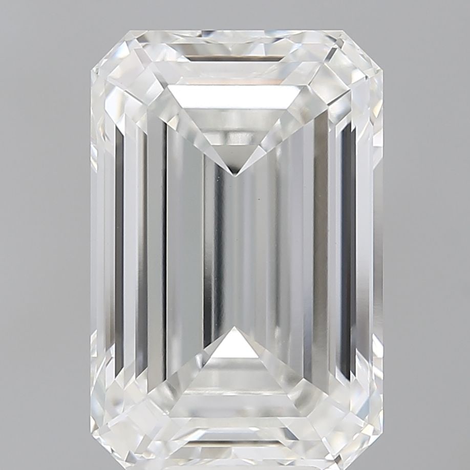 Loose Lab Diamond - IGI Emerald 10.21ct F VVS2: Loose Lab Diamond - IGI Emerald 10.21ct F VVS2 A rare and exceptional lab-grown diamond, certified by the International Gemological Institute (IGI) as an F color, VVS2 clarity, and EX polish and symme