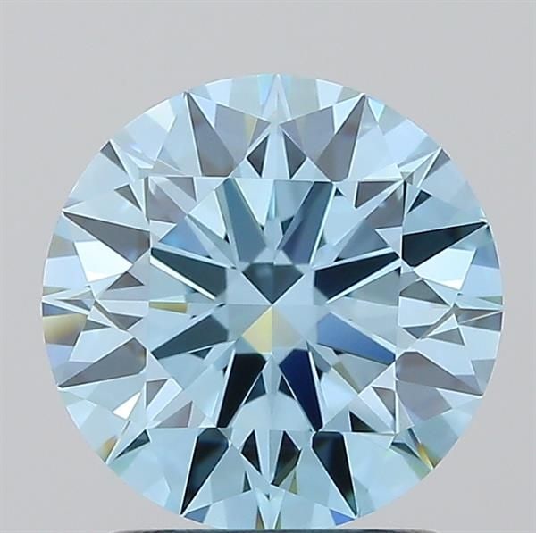 IGI Round 1.52ct Fancy Vivid Blue VVS1 Ideal Loose Lab Diamond: IGI Round 1.52ct Fancy Vivid Blue VVS1 Ideal Loose Lab Diamond Experience the breathtaking beauty of a lab-grown Fancy Vivid Blue diamond, certified by the International Gemological Institute (IGI) as