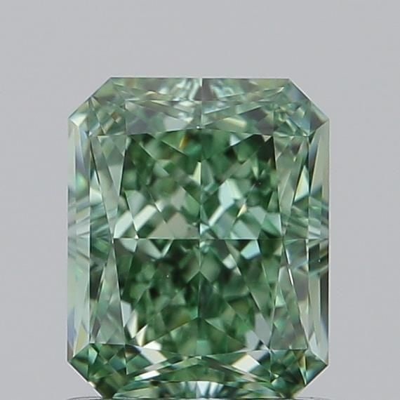 IGI Radiant 1.03ct Fancy Vivid Green VVS1 Loose Lab Diamond: IGI Radiant 1.03ct Fancy Vivid Green VVS1 Loose Lab Diamond Experience the breathtaking beauty of a lab-grown Fancy Vivid Green diamond, certified by IGI as VVS1 clarity and boasting EX polish and sym