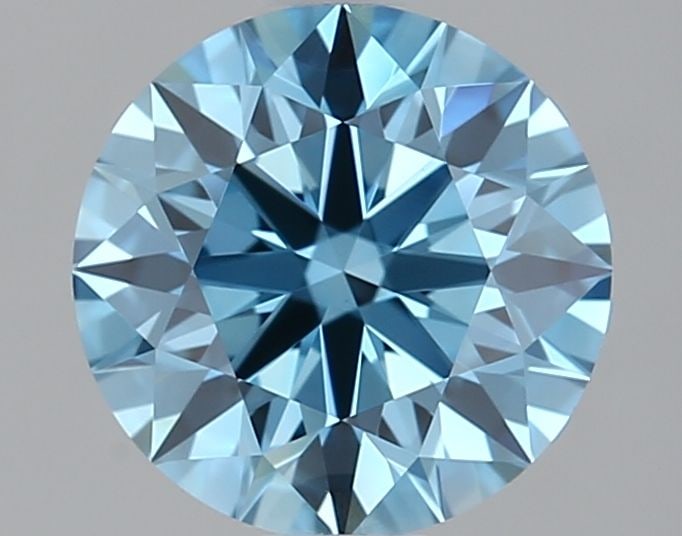 IGI Round 1.04ct Fancy Vivid Blue VVS2 Ideal Loose Lab Diamond: IGI Round 1.04ct Fancy Vivid Blue VVS2 Ideal Loose Lab Diamond Experience the rare beauty of a Fancy Vivid Blue diamond, one of the most elusive and coveted colors in nature. This 1.04ct IGI-certified