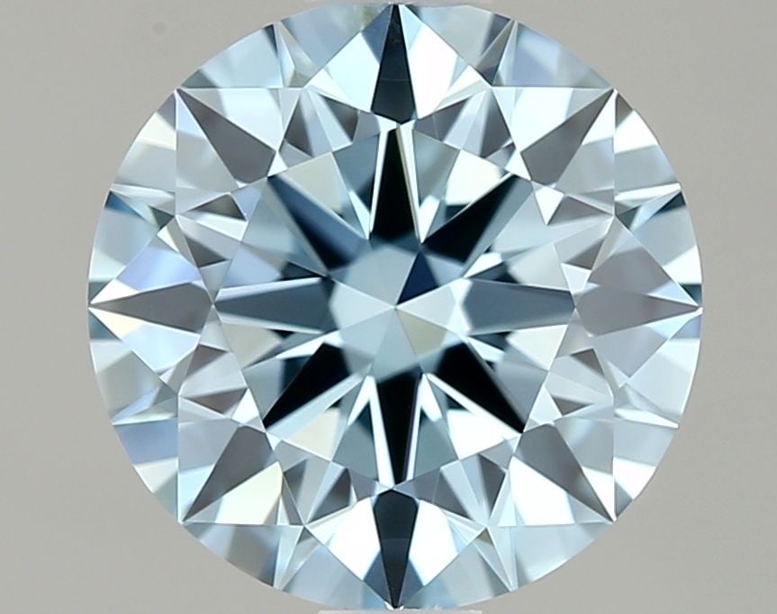 IGI Round 1.24ct Fancy Intense Blue VVS1 Ideal Loose Lab Diamond: IGI Round 1.24ct Fancy Intense Blue VVS1 Ideal Loose Lab Diamond Experience the breathtaking beauty of a Fancy Intense Blue diamond, boasting an exceptional 1.24 carat weight and VVS1 clarity, making