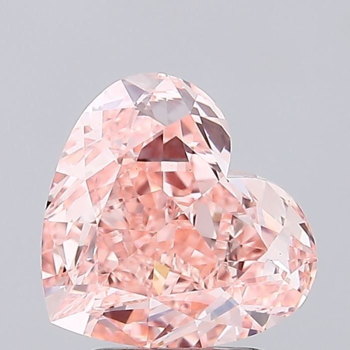 Loose Lab Diamond - IGI Heart 3.21ct Fancy Vivid Pink VVS2: Loose Lab Diamond - IGI Heart 3.21ct Fancy Vivid Pink VVS2 Experience the rare beauty of a lab-grown diamond, certified by IGI as Fancy Vivid Pink with exceptional clarity and cut. This stunning 3.21c