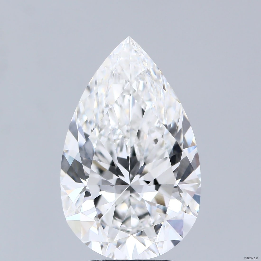 Loose Lab Diamond - IGI Pear 5.01ct E VVS2: Loose Lab Diamond - IGI Pear 5.01ct E VVS2 A stunning lab-grown pear-shaped diamond, certified by the International Gemological Institute (IGI), boasts exceptional clarity and color with an