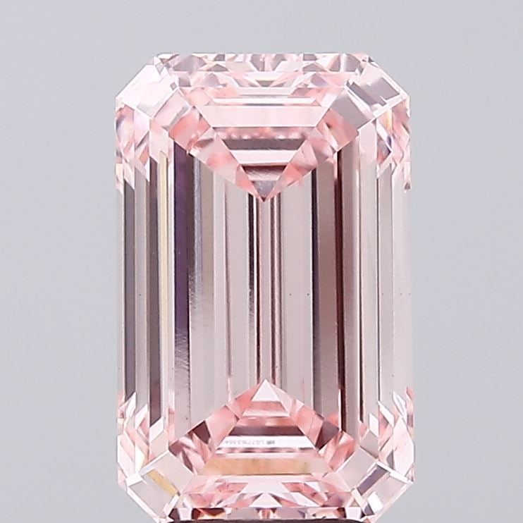 Loose Lab Diamond - IGI Emerald 4.57ct Fancy Intense Pink VVS2: Loose Lab Diamond - IGI Emerald 4.57ct Fancy Intense Pink VVS2 Experience the rare beauty of a lab-grown diamond, certified by the International Gemological Institute (IGI) as a Fancy Intense Pink gem