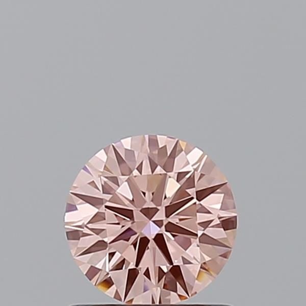 IGI Round 0.66ct Fancy Vivid Pink VVS1 Ideal Loose Lab Diamond: IGI Round 0.66ct Fancy Vivid Pink VVS1 Ideal Loose Lab Diamond Experience the unparalleled beauty of a lab-grown diamond, certified by IGI as Fancy Vivid Pink with exceptional clarity and polish. This