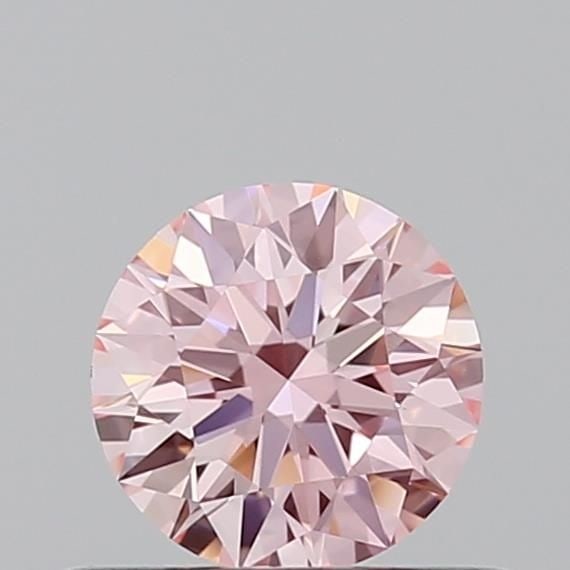 IGI Round 0.38ct Fancy Vivid Pink VVS1 Ideal Loose Lab Diamond: IGI Round 0.38ct Fancy Vivid Pink VVS1 Ideal Loose Lab Diamond Experience the unparalleled beauty of a lab-grown diamond, certified by IGI as Fancy Vivid Pink in VVS1 clarity, boasting EX polish and s