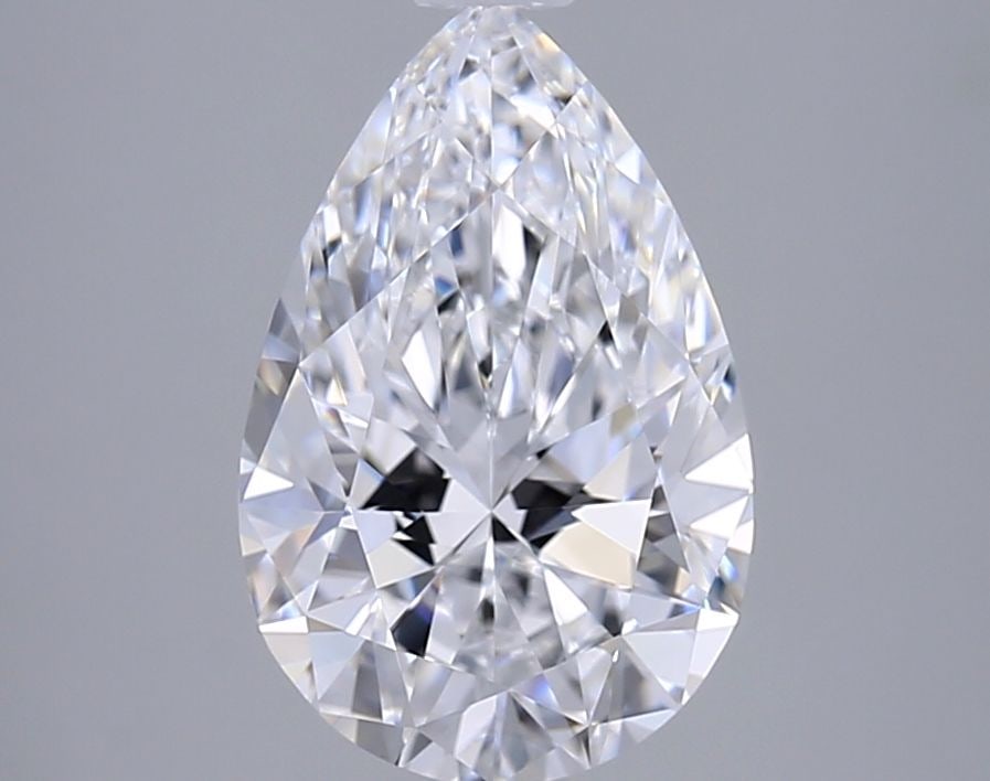 Loose Lab Diamond - IGI Pear 2.5ct D VVS2: Loose Lab Diamond - IGI Pear 2.5ct D VVS2 A rare and exceptional lab-grown diamond, this 2.5ct IGI-certified pear-cut gem boasts an impressive D color, VVS2 clarity, and EX polish and symmetry. Its fl