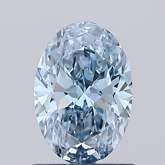 IGI Oval 0.84ct Fancy Intense Blue VVS1 Loose Lab Diamond: IGI Oval 0.84ct Fancy Intense Blue VVS1 Loose Lab Diamond Experience the rare beauty of a Fancy Intense Blue diamond, one of the most coveted colors in the world of gemstones. This stunning 0.84ct lab