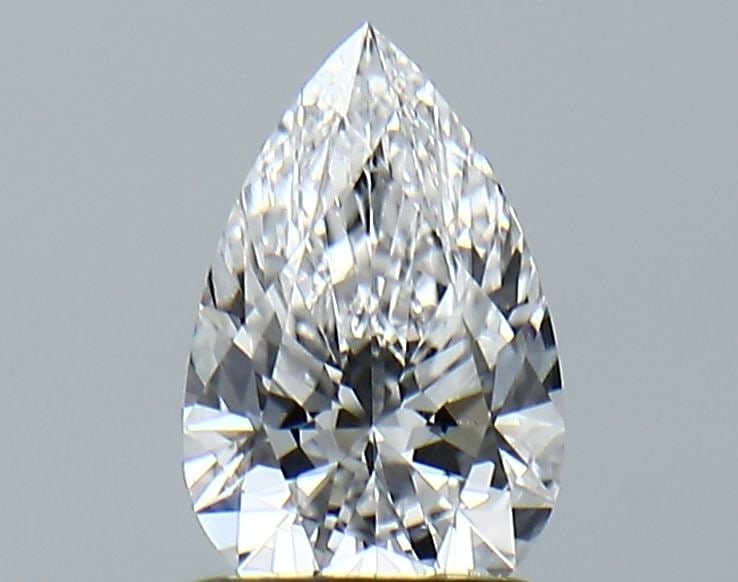 Loose Lab Diamond - IGI Pear 1.04ct D VVS2: Loose Lab Diamond - IGI Pear 1.04ct D VVS2 A stunning lab-grown diamond, certified by the International Gemological Institute (IGI), boasts exceptional clarity and color. This pear-shaped gemstone mea