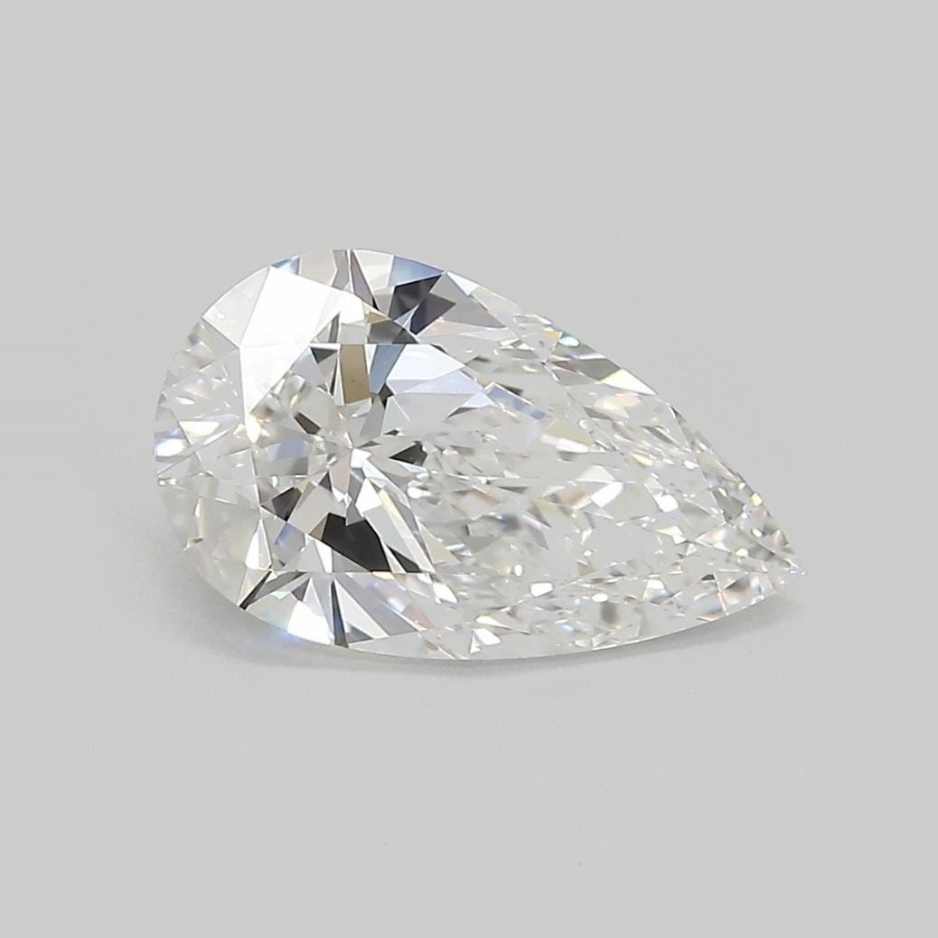 Loose Lab Diamond - IGI Pear 2.05ct E VVS2: Loose Lab Diamond - IGI Pear 2.05ct E VVS2 A rare and exceptional lab-grown diamond, this 2.05ct IGI-certified pear-cut gem boasts an impressive E color grade and VVS2 clarity, giving it a truly excep