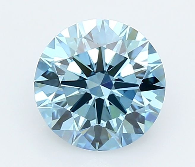 IGI Round 1.8ct Fancy Vivid Blue VVS1 Ideal Loose Lab Diamond: IGI Round 1.8ct Fancy Vivid Blue VVS1 Ideal Loose Lab Diamond Experience the breathtaking beauty of a lab-grown Fancy Vivid Blue diamond, certified by the International Gemological Institute (IGI) as